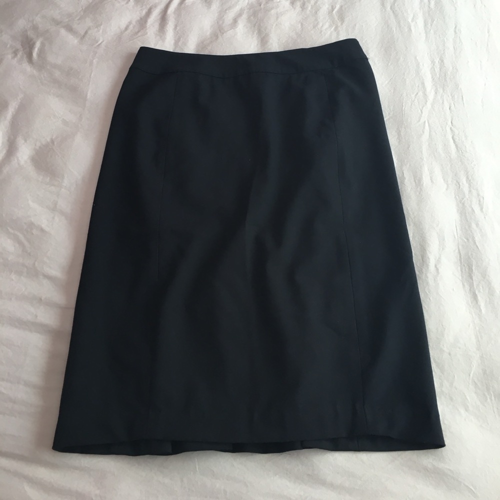 Express wool Black Women's Skirt pencil slight A